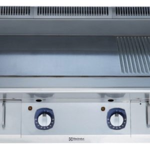 ELEKTRIČNI ŽAR - KOMBINACIJA GLADKA IN REBRASTA PLOŠČA