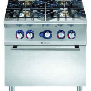 PLINSKI ŠTEDILNIK 900 - S PEČICO, 4 GORILCI